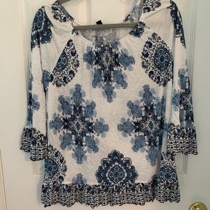 I.N.C paisley top